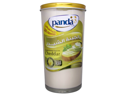 جبنة بالشيدر قابلة للدهن 230 غ